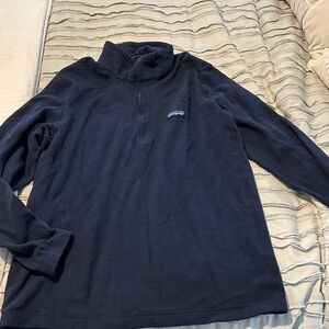 Patagonia Men's Deep Blue Zip-Up Sweater